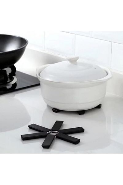 STOREMAX Ntwork Foldable Trivet, Pot, Pan, Teapot Coaster, Table and Countertop Hot Protector Ar