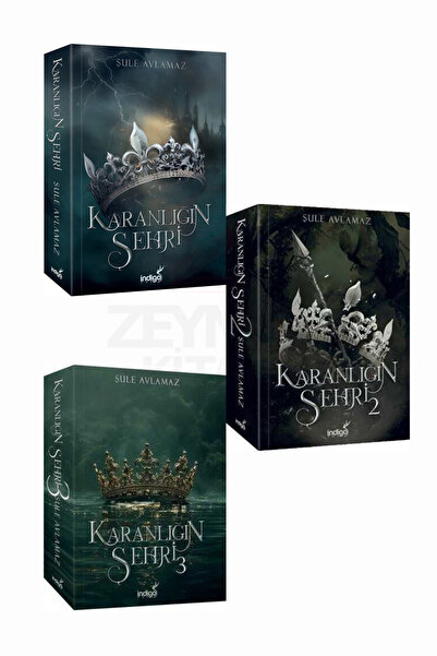 İndigo Kitap Karanlığın Şehri 3 Kitap Set (Karton Kapak) Şule Avlamaz