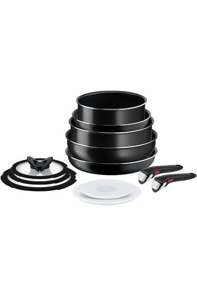 STOREMAX L15392 Ingenio Titanium 1X Simplecook Large Pans and Pots Set 12 Pieces - 2100125537   Nars10 105