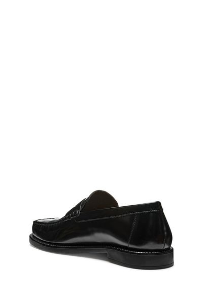 Geox Black Leather Brushs.Lea Casual Loafer - U55Hvb00038C9999