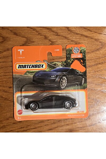 HOT WHEELS Matchbox Tesla Roadster Mat Siyah - HVP07
