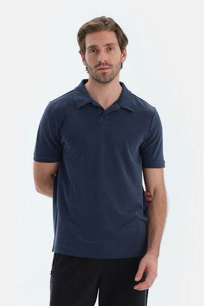 Dagi Μπλουζάκι Indigo Polo γιακά με κοντό μανίκι Modal Pique