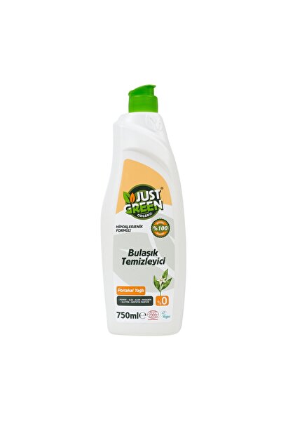 Just Green Organic Bulaşık Temizleyici 750 Ml (5'li Paket)