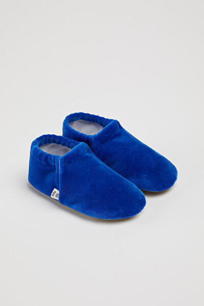 BabyZilla Kaydırmaz Taban, Kadife Bebek Patiği, Organik Pamuk Astar, Ev Botu ...