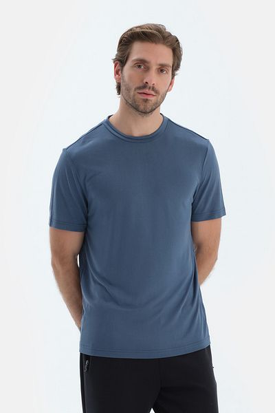 Dagi Μπλουζάκι Indigo Crew με κοντό μανίκι Regular Modal