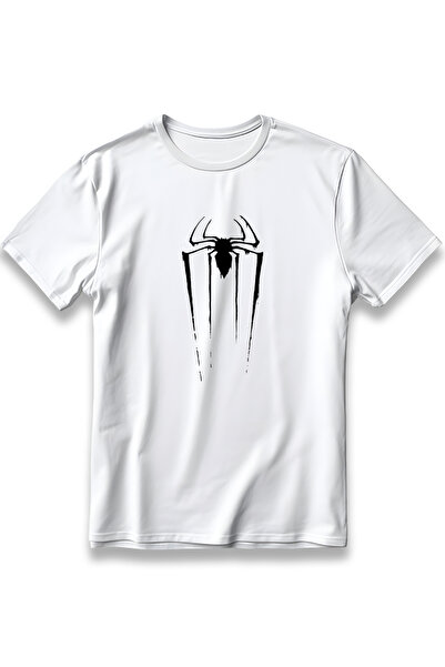 EZG Business تي شيرت للجنسين بنمط سبايدر مان - 100% قطن، قماش سميك يسمح بمرور الهواء