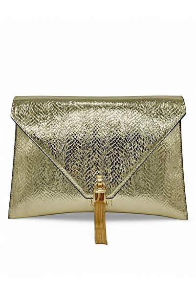 Evident Women's Clutch & Clutch Bag with Printed Gold Chain Strap