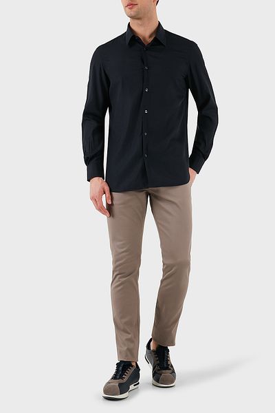 Emporio Armani Slim Fit Cotton Jeans - Normal Waist Narrow Leg - Men's Jeans (Em 000121   Af14122 U6107)
