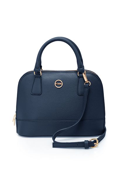 Fossil Navy Blue Women's Shoulder Bag 05Fo25Y5037