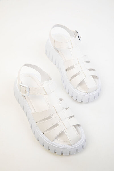 SOHO Beyaz Kadın Sandalet 17851