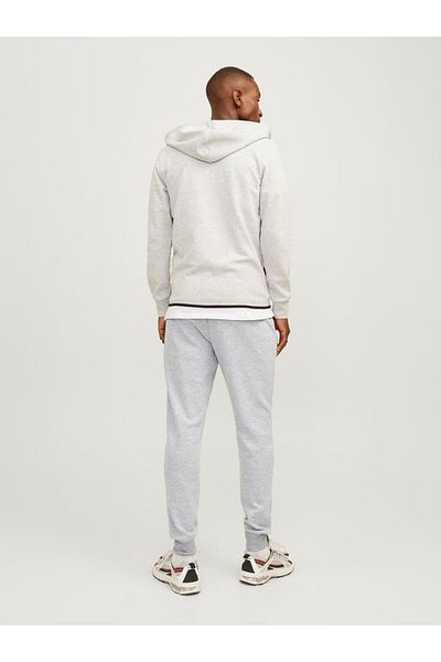 Jack & Jones 12184970_jpstwill Jjair Sweatpants Κανονική μέση λεπτή εφαρμογή Απλό ανοιχτό γκρι ανδρικό φούτερ