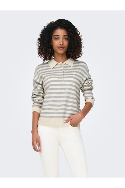 ONLY ONLLANA POLO LS PULLOVER EX KNT