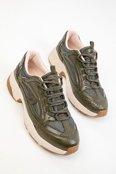 SOHO Khaki Damen Sneaker 20269