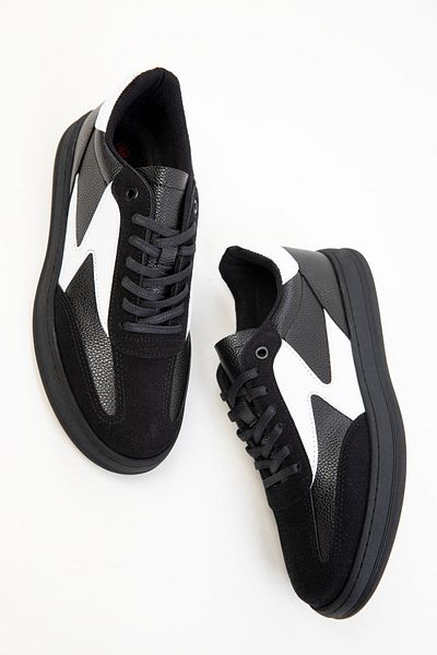 SOHO Black-Black Men's Sneakers 20294
