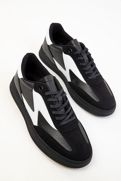 SOHO Black-Black Men's Sneakers 20294