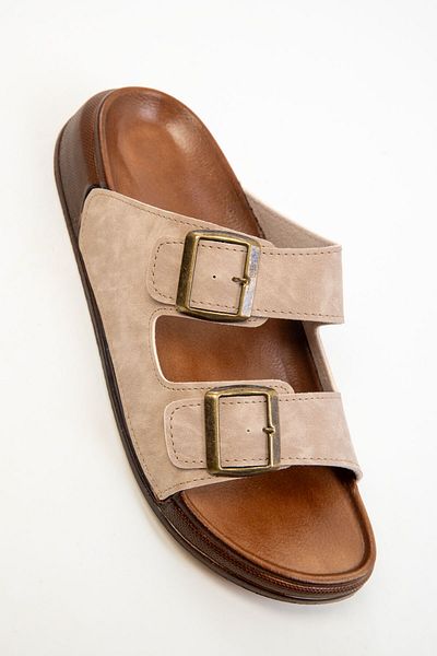 SOHO Beige Herrenhausschuhe 20304