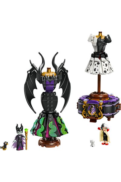 LEGO ® │   Disney Maleficent's and Cruella De Vil's Dresses 43262 - 9+ Toy Construction Set (524 Pieces)