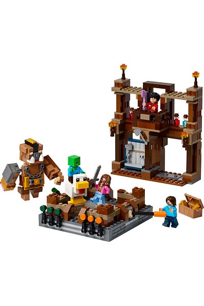 LEGO Minecraft Forest Manor Fight Ring 21272 - Set of 10 Creative Toy Building (491 Pieces)