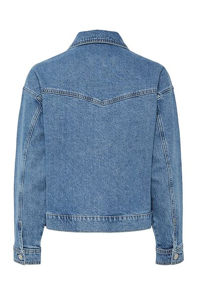 PIECES Ceket Kadın Medium Blue Denim