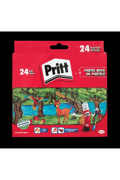 Pritt 24 Color Pastel Paint Cardboard Box