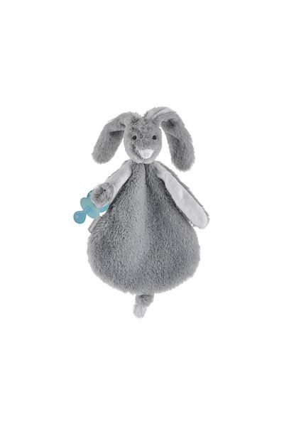 Babyjem Gray Pacifier Strap Rabbit and Sleeping Companion