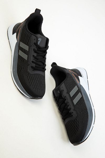 SOHO Schwarz geräucherter Herren-Sneaker 20287