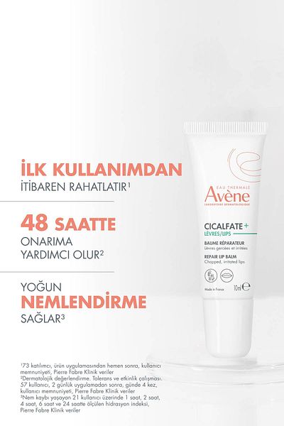 Avene Cicalfate Repairing and Moisturizing Lip Balm for Chapped and Dry Lips 10 ml