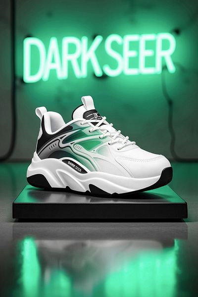 DARK SEER DS STORM Weiß Grün Schwarz Unisex Sneaker