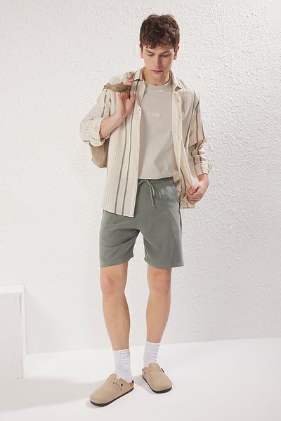 Trendyol Collection Tmnss25Sr00009 Model Khaki Shorts and Bermudas