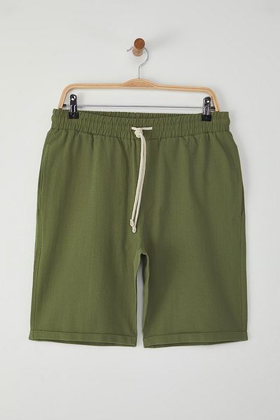 Trendyol Collection Khaki Regular Shorts & Bermuda Tmnss23Sr00030