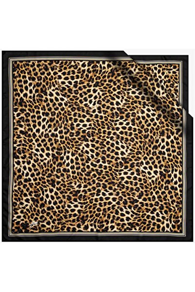 Aker Polyesterový šátek Twill Tivil - Leopardí vzor - 7984795 -911