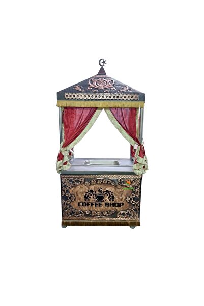 SAFİR Kumda Kahve Makinesi Kahveci Güzeli Arabası Standı Safir Çay Kazanları ...