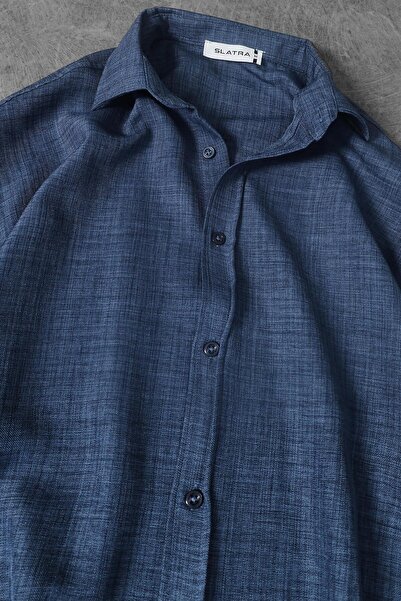 Slatra Чоловіча сорочка Oversize Sofia з тонкого льону