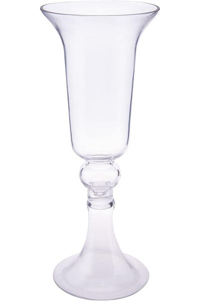 AKDC Glass Vase L(16CM) XW(16CM) XH(40CM) Transparent