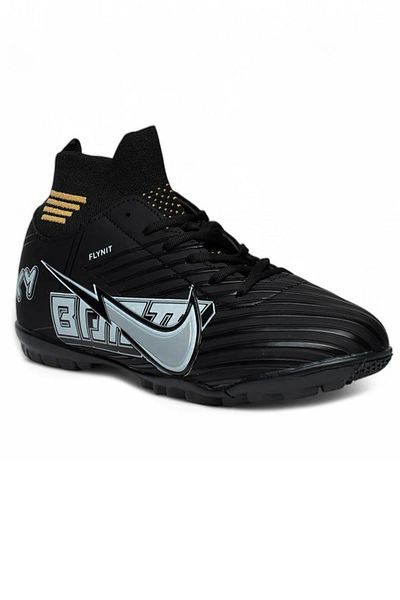 Twingo Celira Twg Black High-Rise Football Field Men's Football Shoes