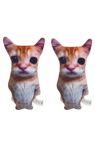 Choice 2pcs 21cm Cute El Gato Cat Plush Toys Wowwow Cat Dolls Plushies Simulation Stuffed Animals Birthday
