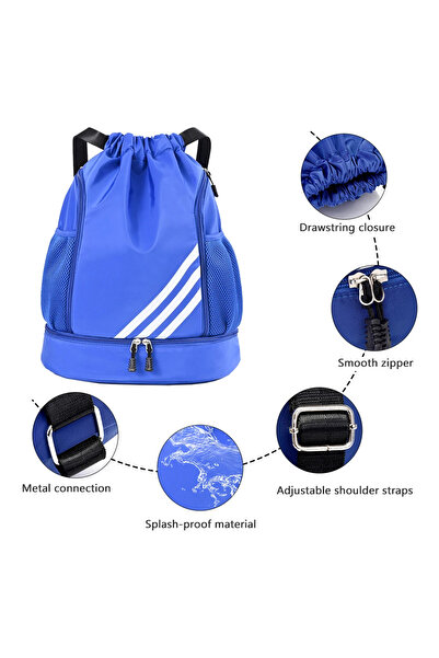 MORANO Waterproof Lightweight Foldable Sports Drawstring Backpack with Pocket...