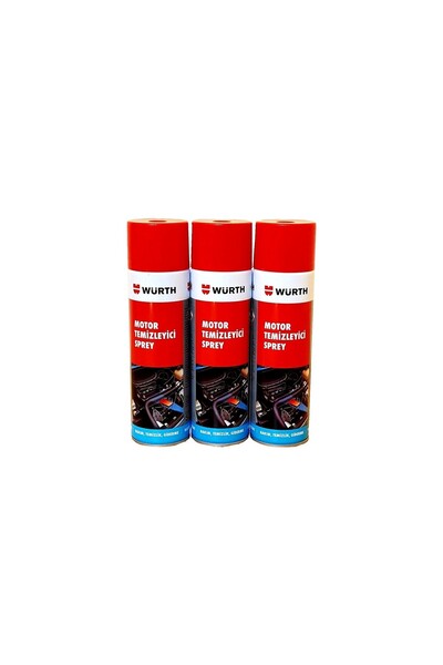 Würth Hızlı Motor Temizleme Spreyi 500 ml ( 3 Lü Set)