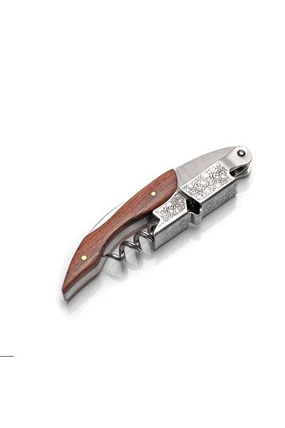 Choice 1 Pieces Size 1 Professional Waiters Corkscrew,wine Key With Ergonomic Wood Grip, Beer Bottle Opener