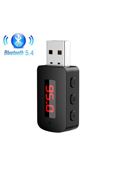 Kebidumei M10 Bluetooth 5.4 Car Transmitter Receiver Handsfree Call Car Kit Mini USB Power Auto Wireless Audio
