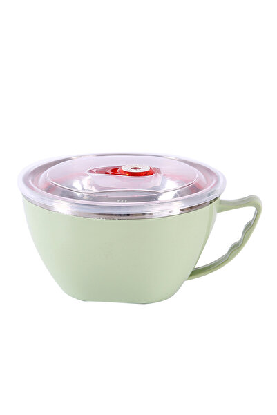 Choice وعاء من الفولاذ المقاوم للصدأ باللون الأخضر مكون من قطعة واحدة مع مقبض...