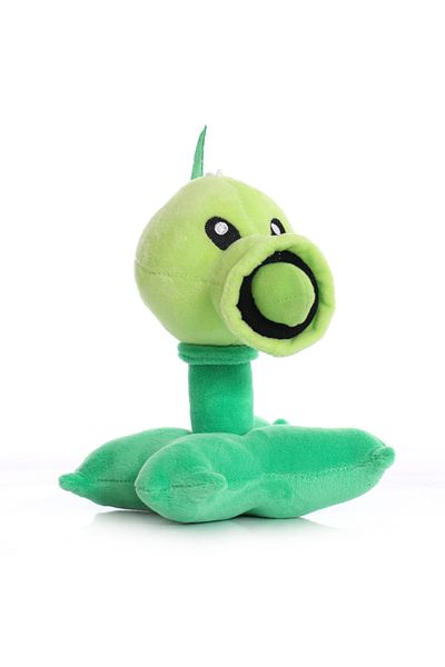 Choice 1 18cm Plants vs Zombies Peashooter Plush Toy Doll Cute Snow Pea Threepeater Plush Soft Stuffed Toy.