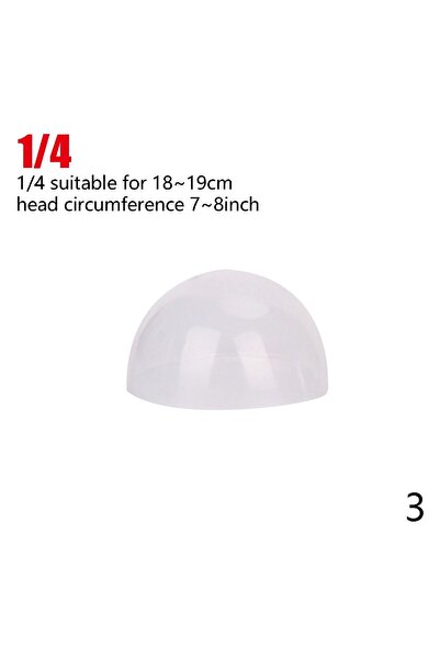 Choice 3 7 مقاسات 1/3 1/4 1/6 1/8 1/12 غطاء رأس ثابت للشعر المستعار للدمى، غط...