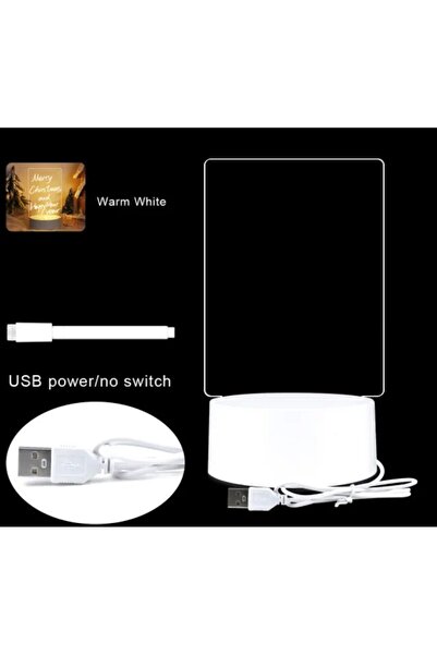 Choice1 18x13x5cm vertical stroke Creative LED Writing Board Notepad, 3D Visu...