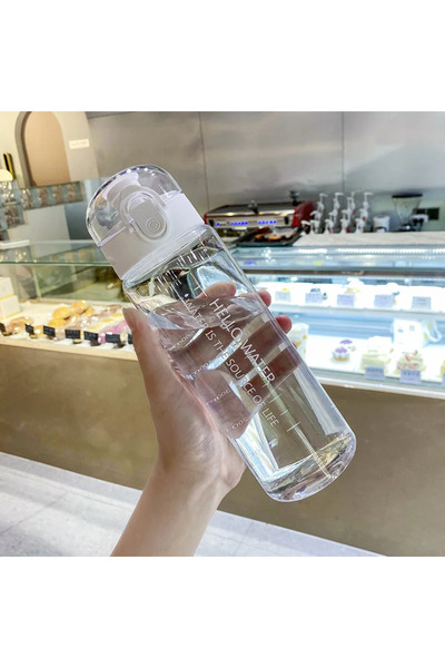 Choice 780ml white bottle 780Ml Water Bottle With Bounce Cover Leak Proof Spo...