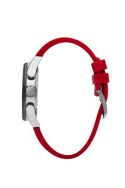Lee Cooper LC07987.388 Men Multi Function Display Watch & Silicone Strap Red
