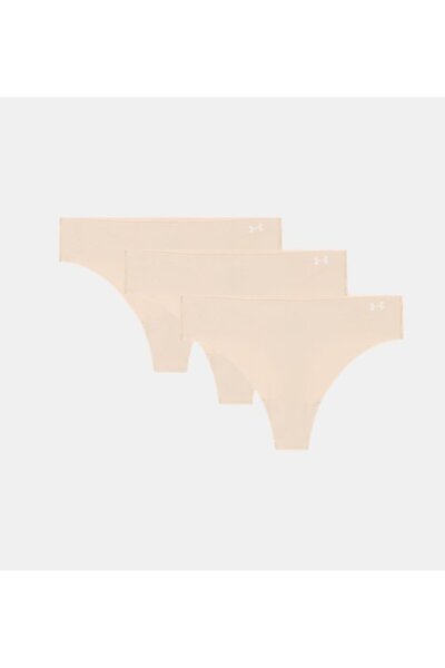 Under Armour Kadın UA Pure Stretch İz Yapmayan Tanga 3’lü Paket 1383893-500