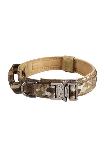 Choice L CP Pet Products Outdoor Tactical Dog Collar Metal Buckle Breathability Nylon Collar Medium and Lar