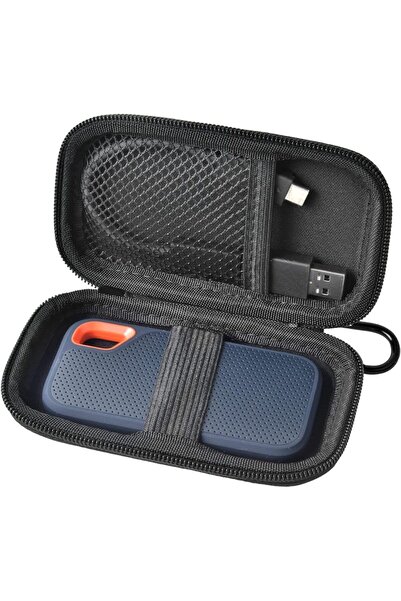 Choice حافظة سوداء بالكامل متوافقة مع SanDisk 1TB 2TB 500GB/لـ SanDisk PRO Ex...