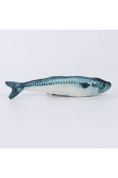 Choice Mackerel Hot Sale Of Cat-teasing Toys Simulation Fish Tear-teasing Cat Chew Plush Toys Fish Cat Supp